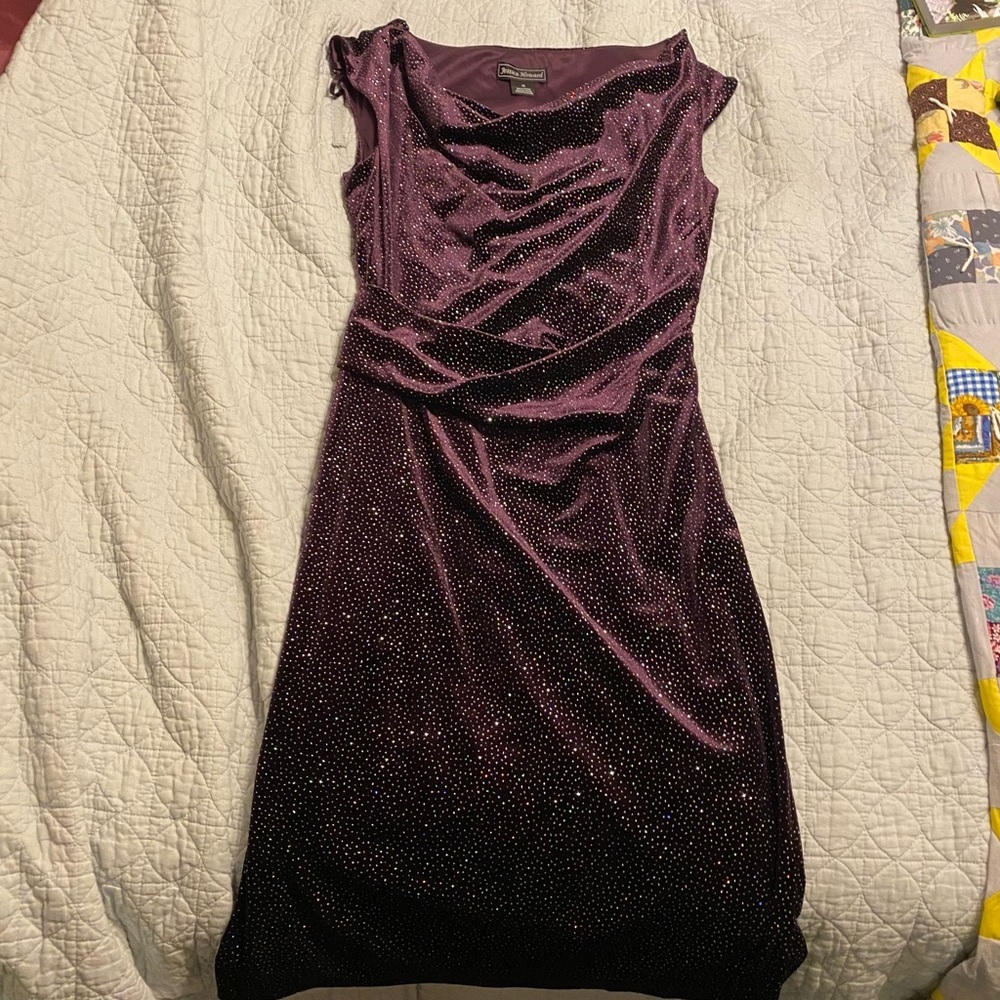 Purple sparkle dress